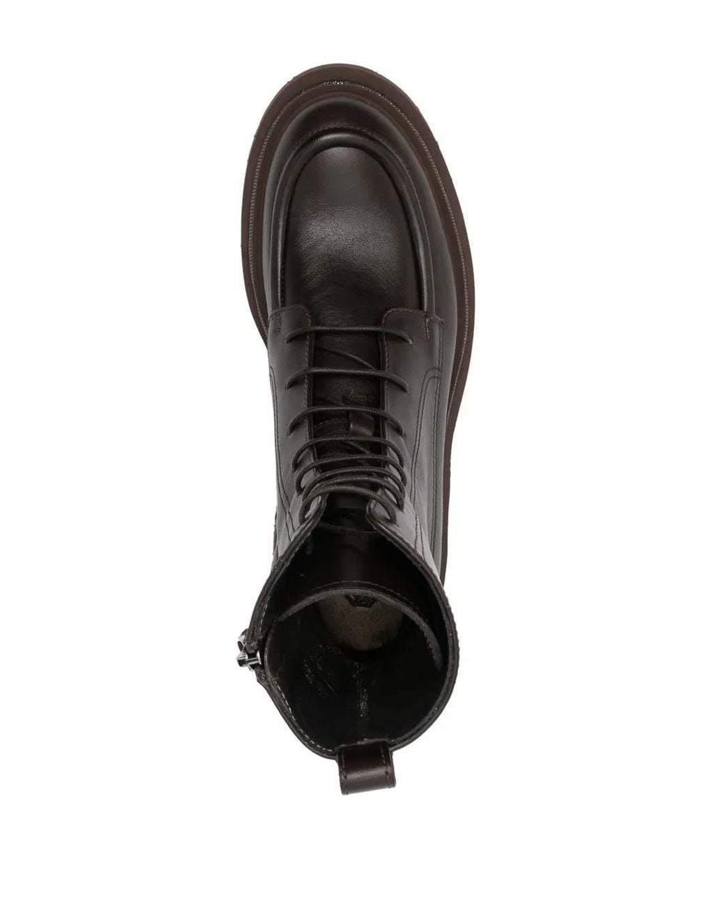Stivali Stringati di Brunello Cucinelli in Black