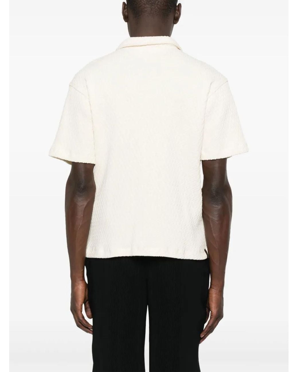 Isa Boulder White Short-Sleeve Shirt for men