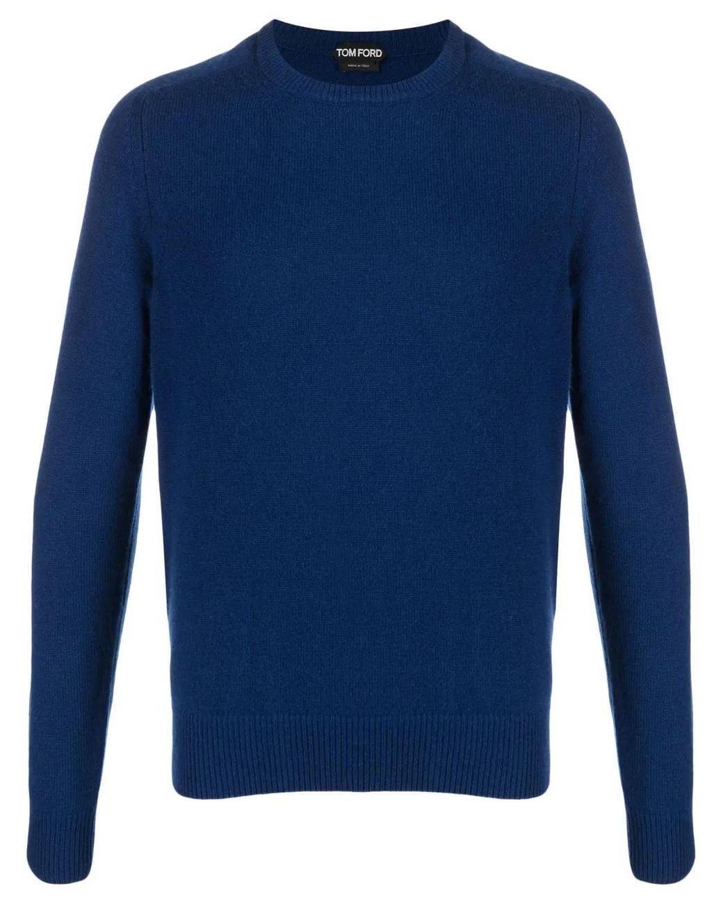 Tom Ford Blue Roll-Neck Cashmere Jumper for men