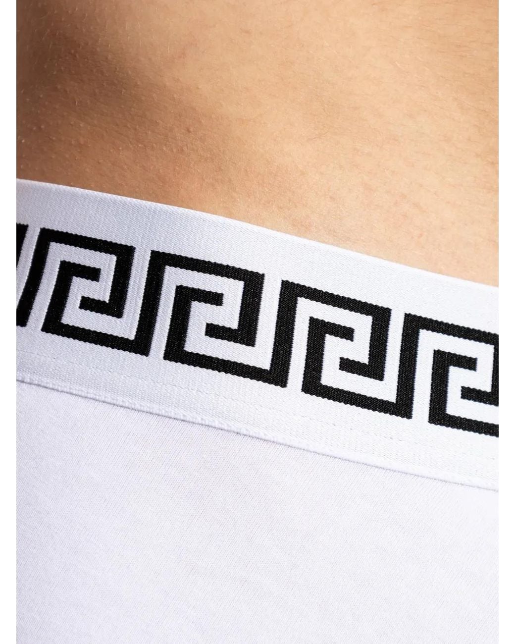 Versace White Greca Medusa Boxers for men