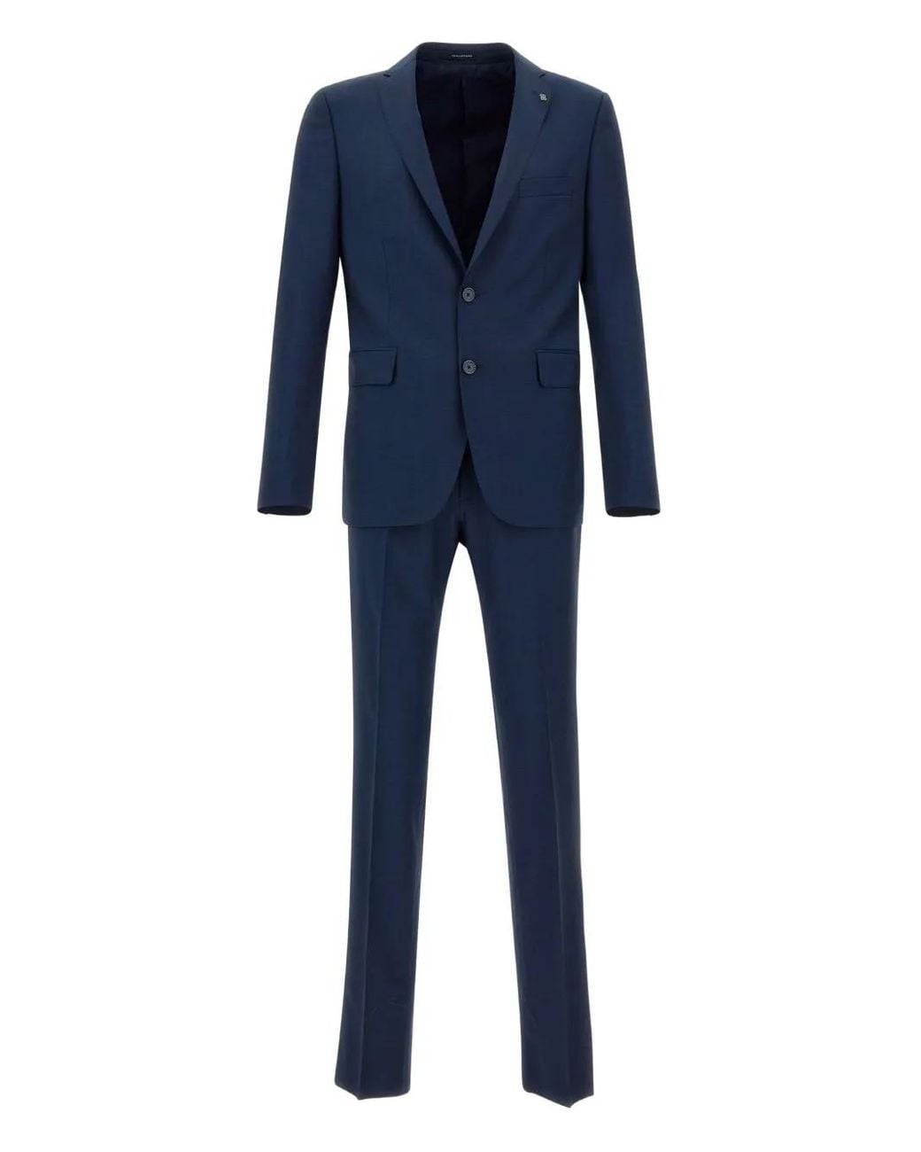 Tagliatore Blue Virgin-Wool Suit for men