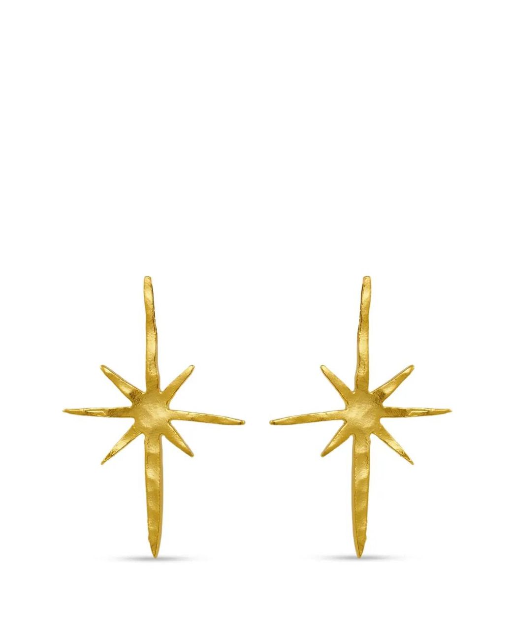 Ottoman Hands Metallic Northern Star Earrings