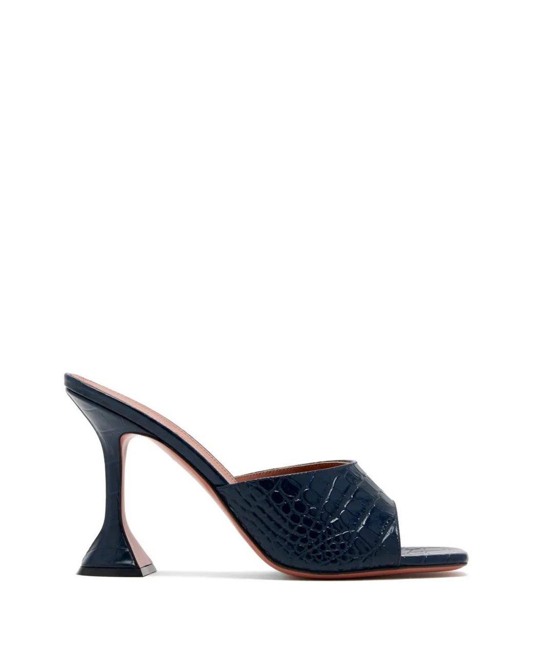AMINA MUADDI Blue 95Mm Lupita Heeled Mules
