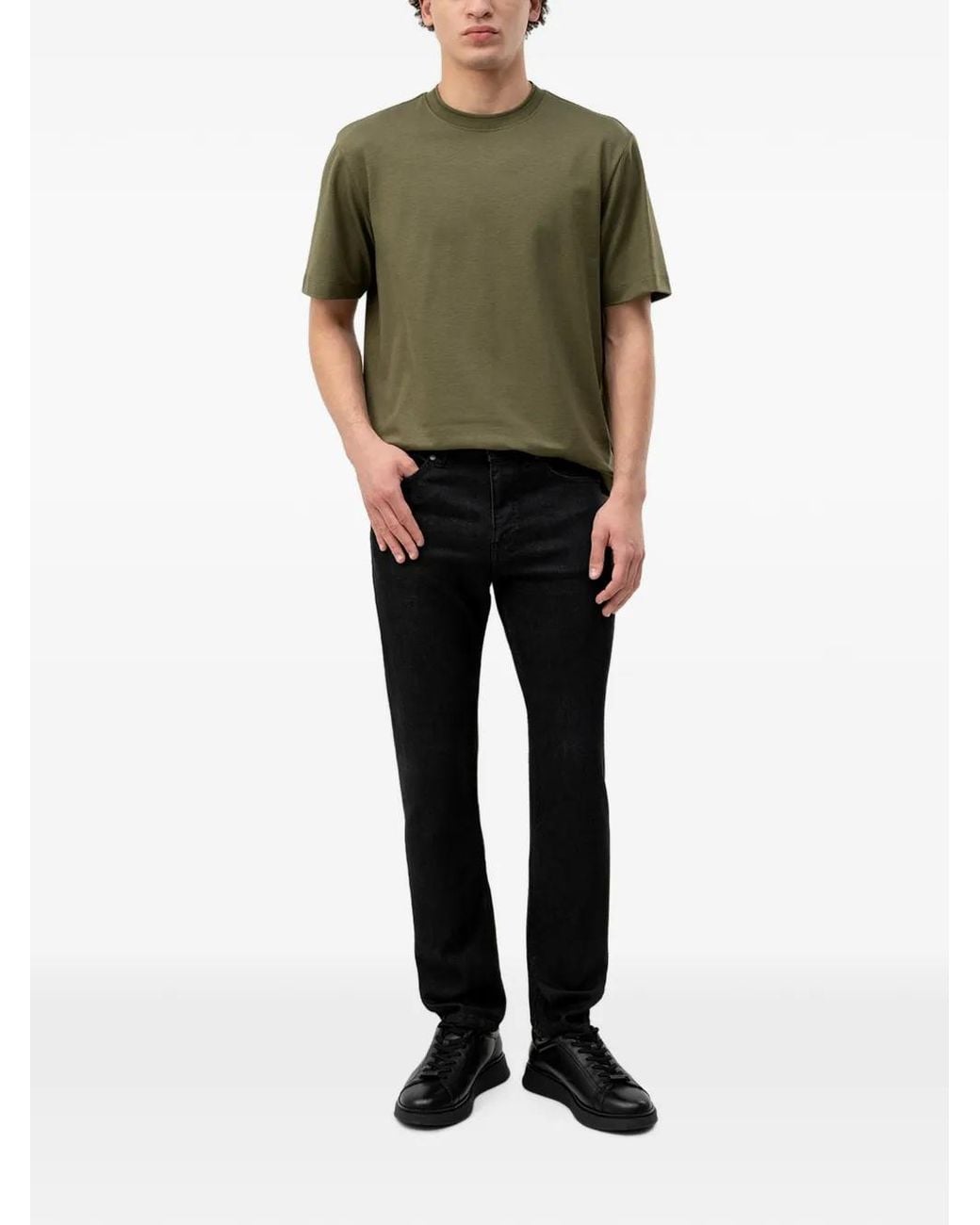 Boss Black Logo-Patch Jeans for men