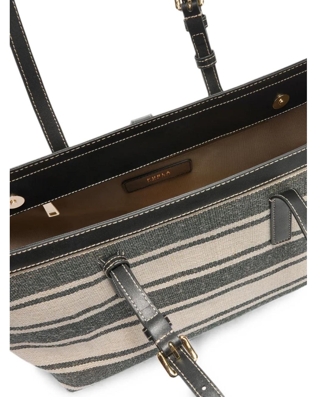 Furla Blue Debby Tote L