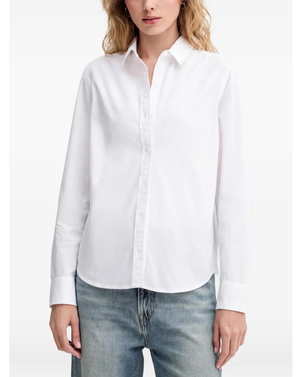 Levi's White Classic Button-Up Shirt