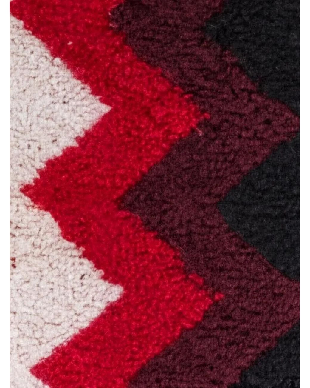 Missoni White Zigzag-Knit Slippers