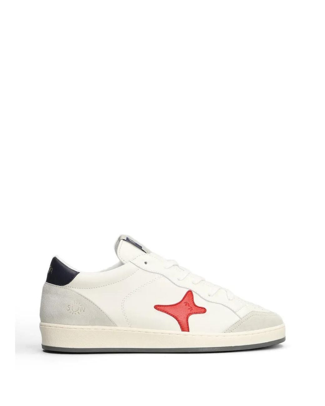 AMA BRAND Pink Star-Patch Lace-Up Sneakers for men