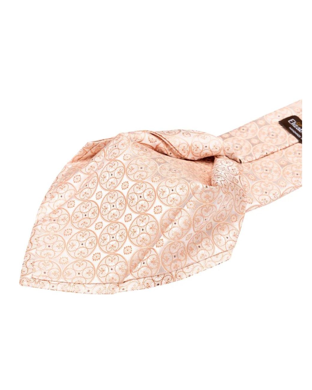 Elizabetta Pink Cravate Palladio En Soie Jacquard for men