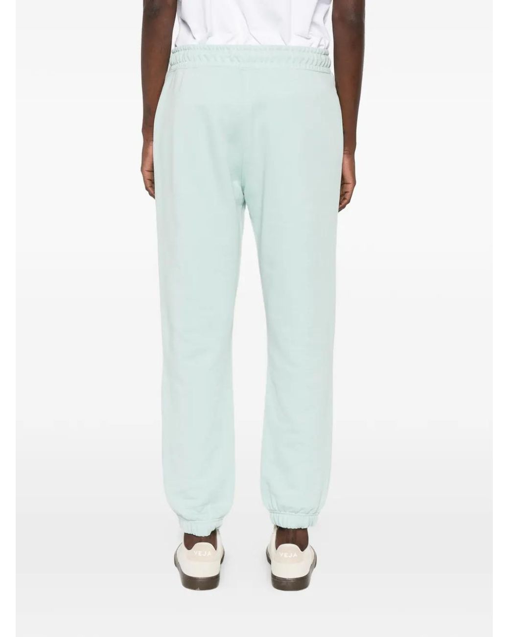 Gant Blue Drawstring-Fastening Logo-Embroidered Track Pants