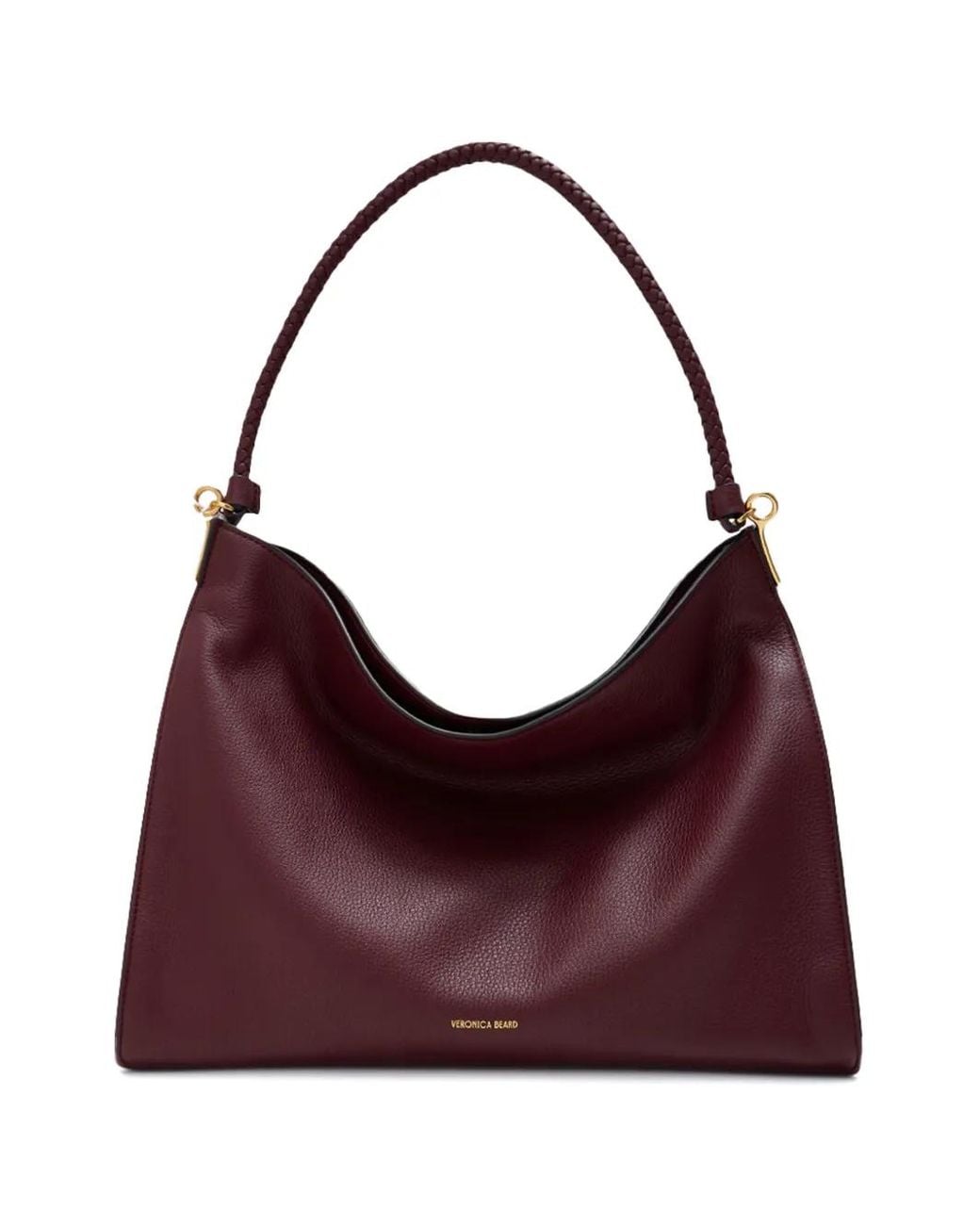 Veronica Beard Purple Vida Schultertasche