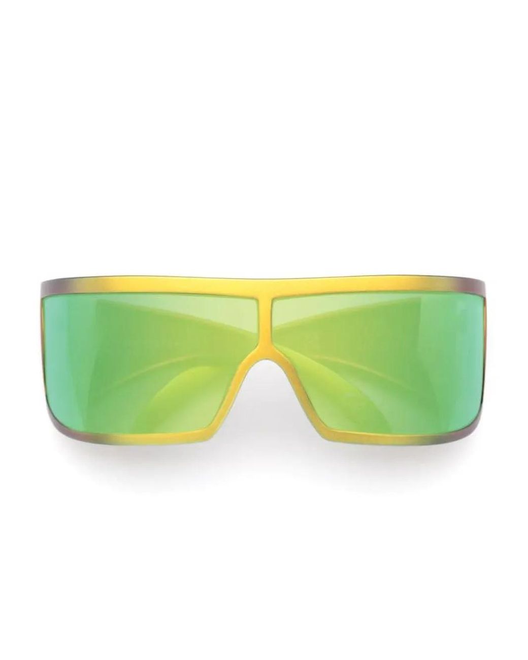Retrosuperfuture Green Bones Zircon Sunglasses