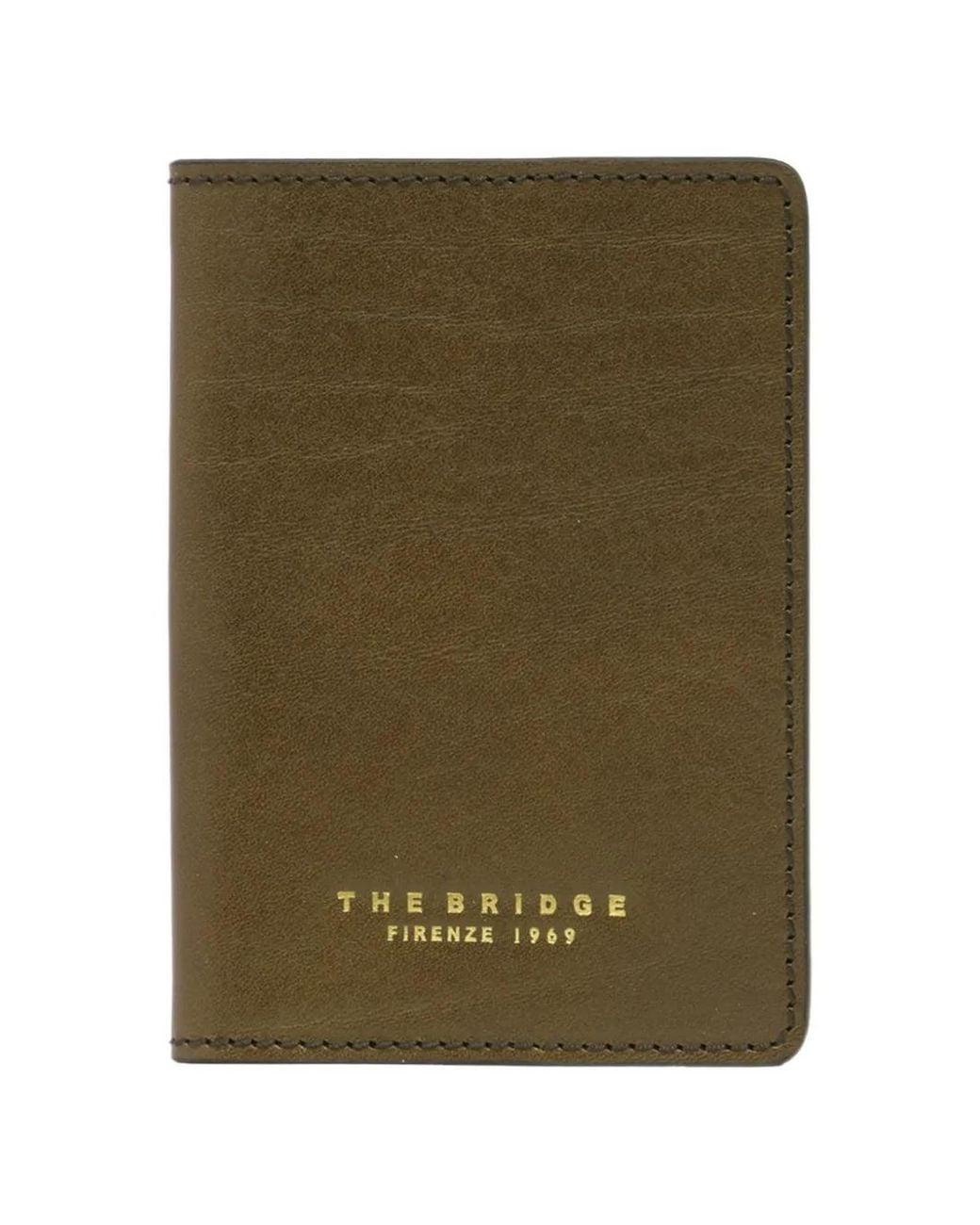 The Bridge Green Pass-Etui Mit Logo