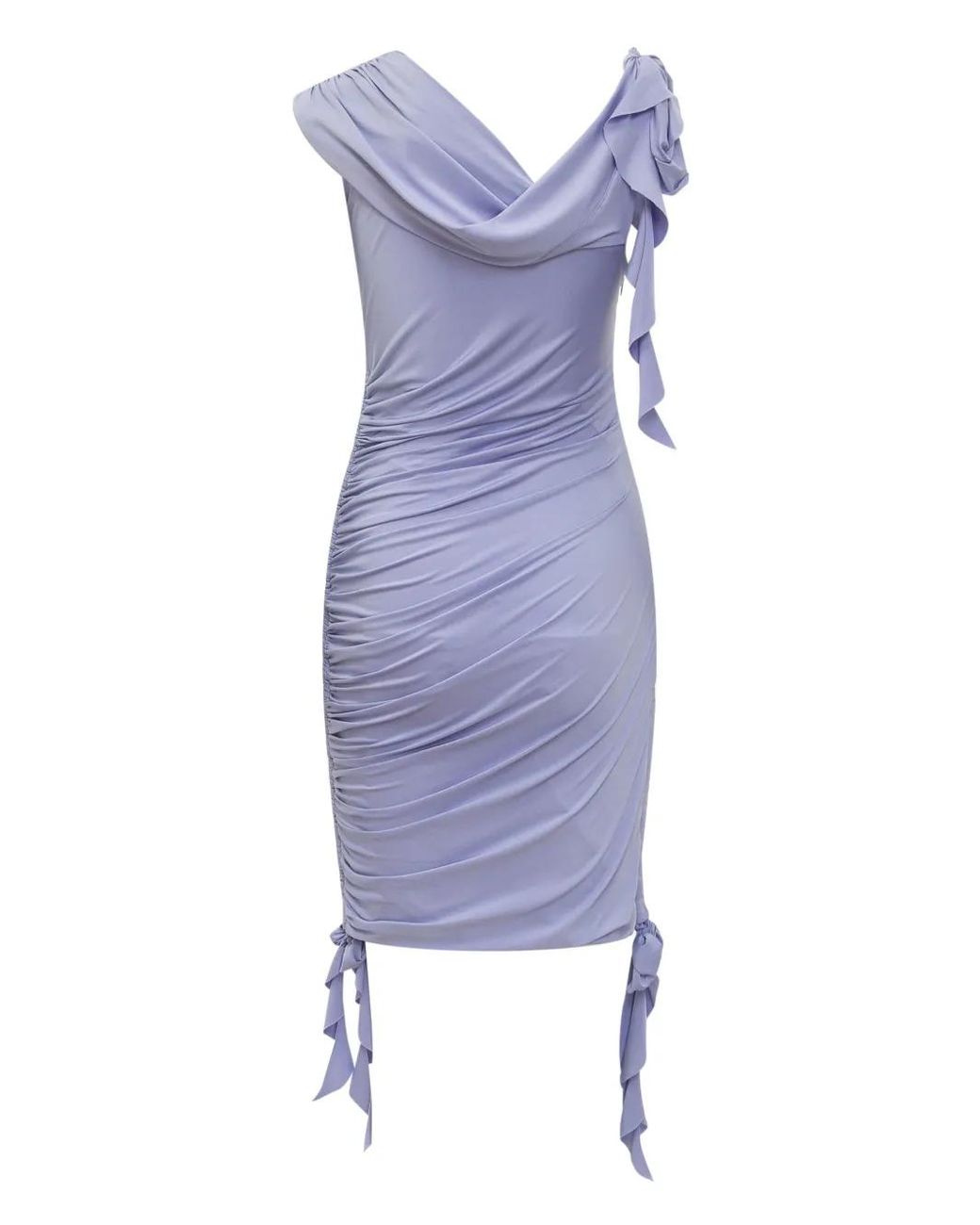 De La Vali Purple Eclair Dress