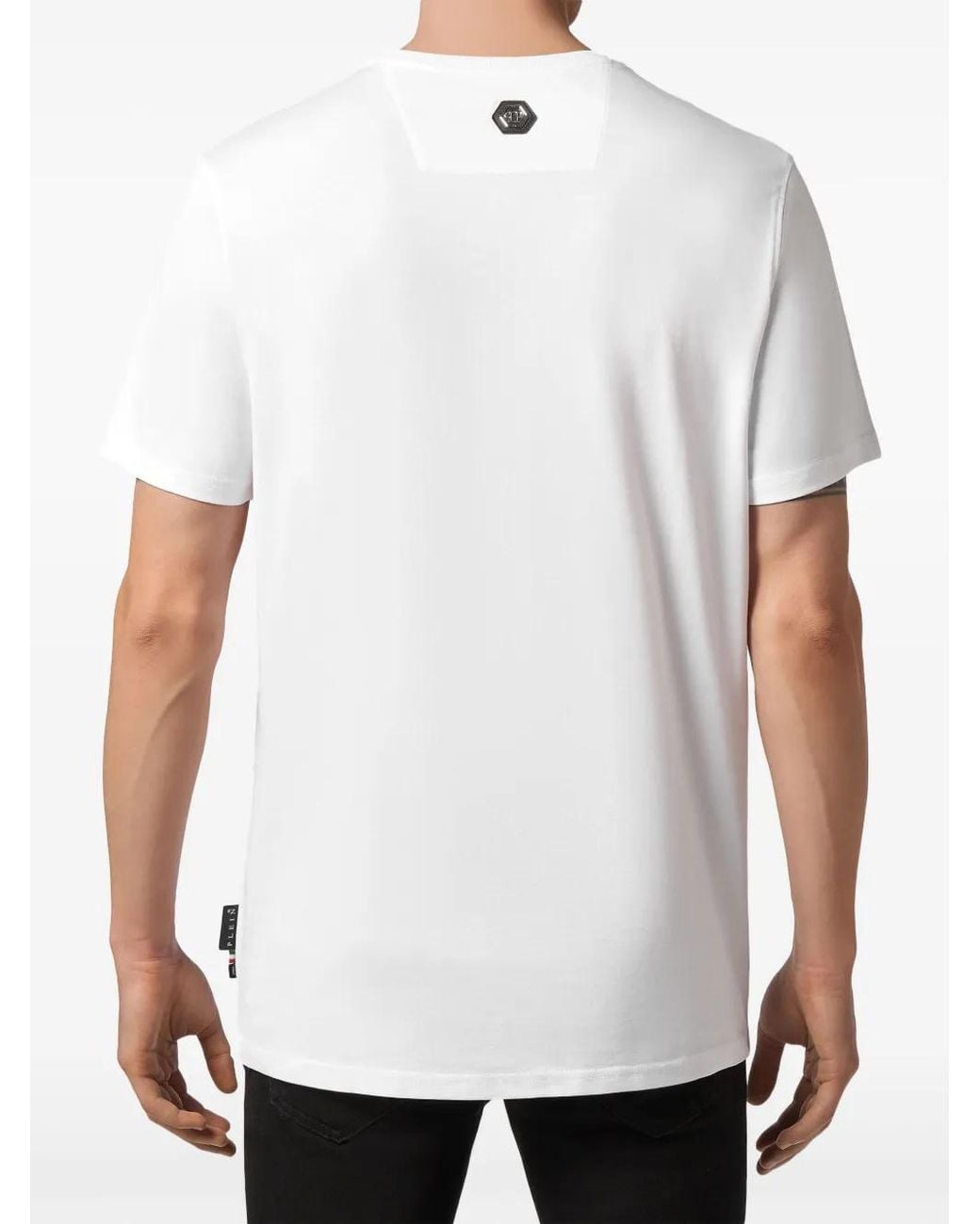 Philipp Plein White 1978 Logo-Print T-Shirt