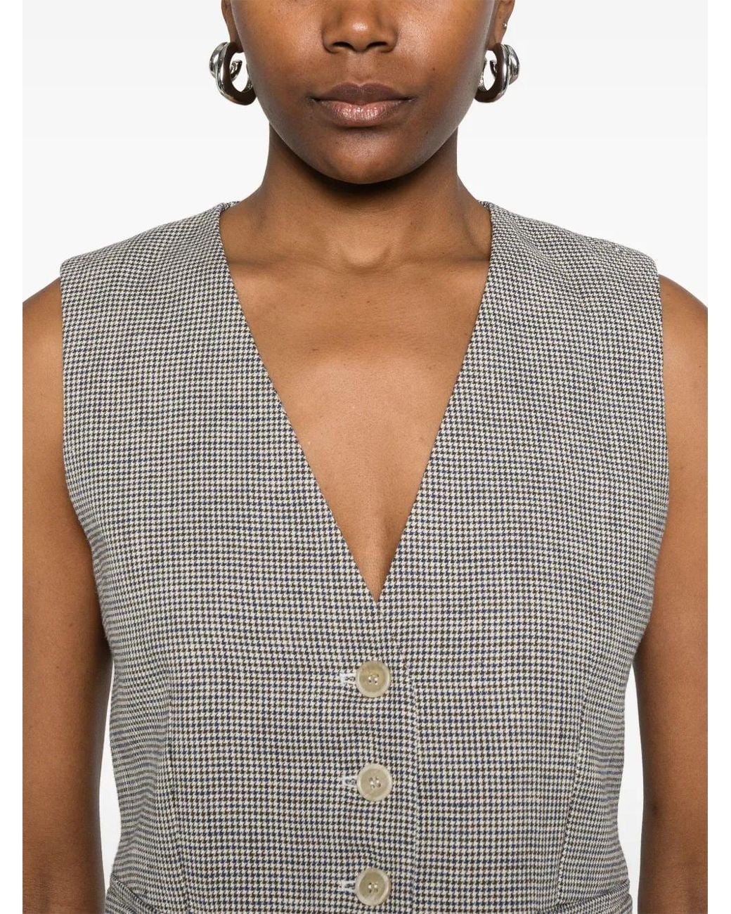 P.A.R.O.S.H. Gray Bambu Waistcoat