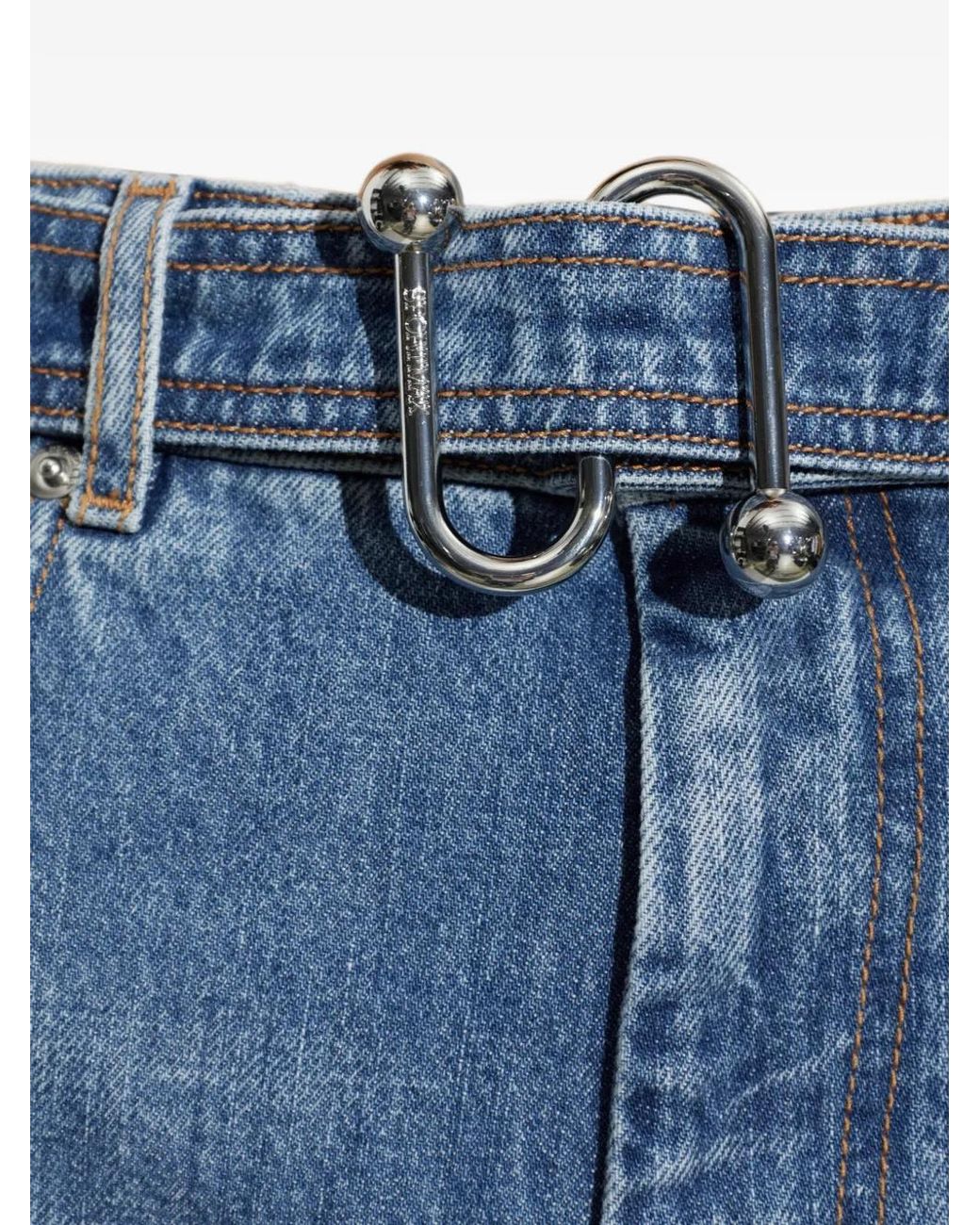 Vaqueros Anchos Procida Sportmax de color Blue