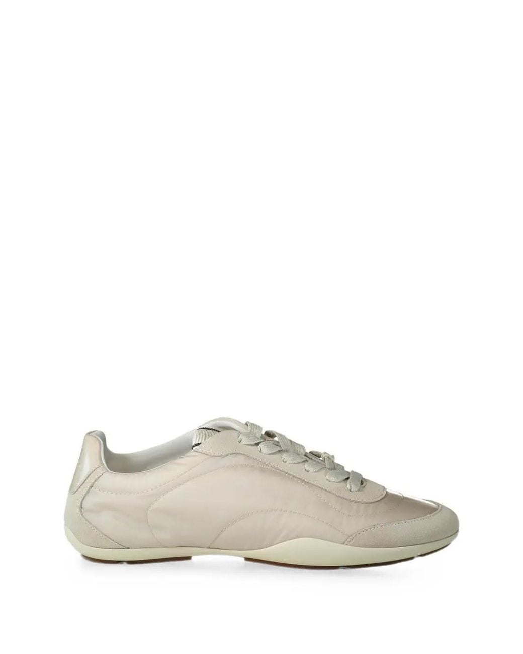 Brunello Cucinelli White Panelled Sneakers