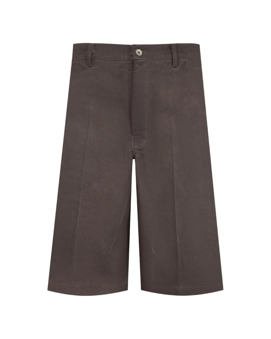 Rick Owens Gray Work Shorts for men