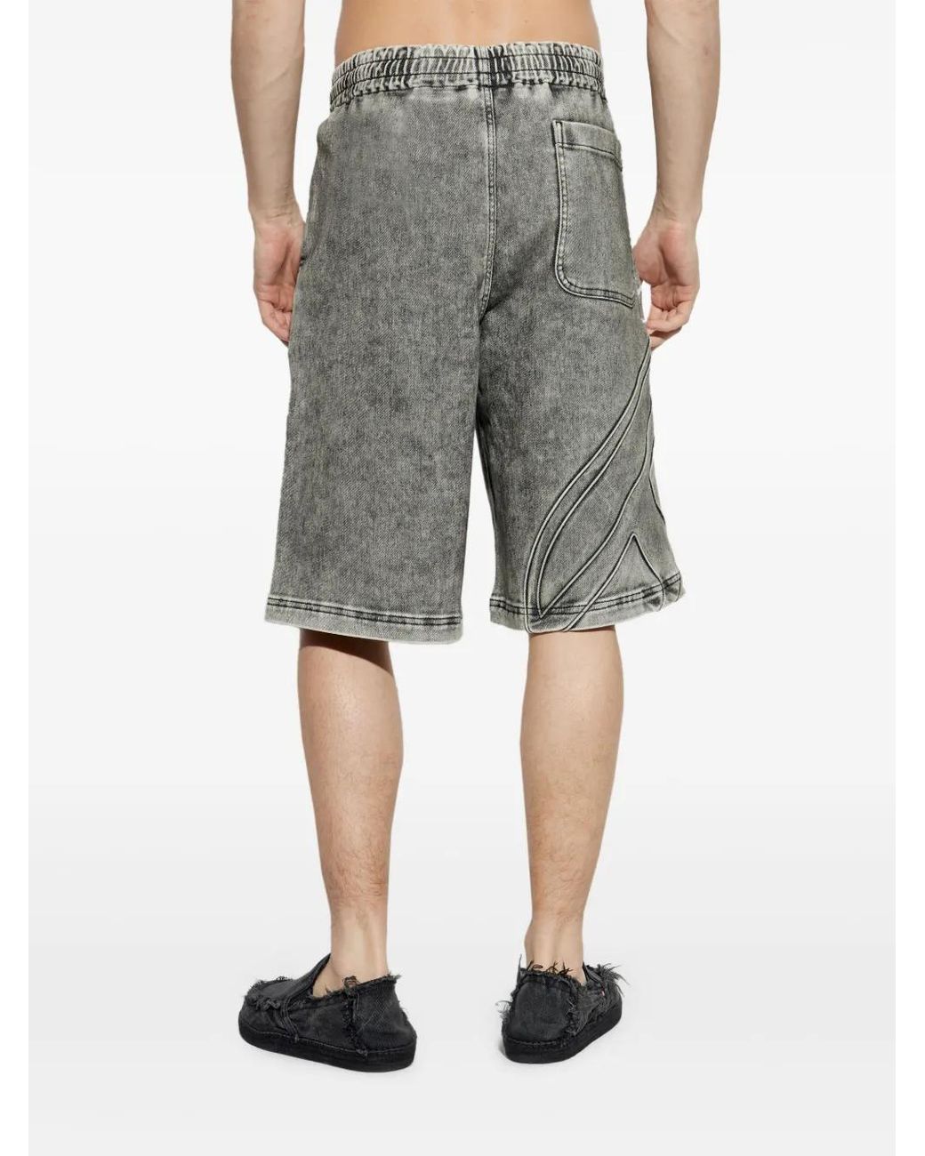 DIESEL Gray D-Enny-Track Shorts