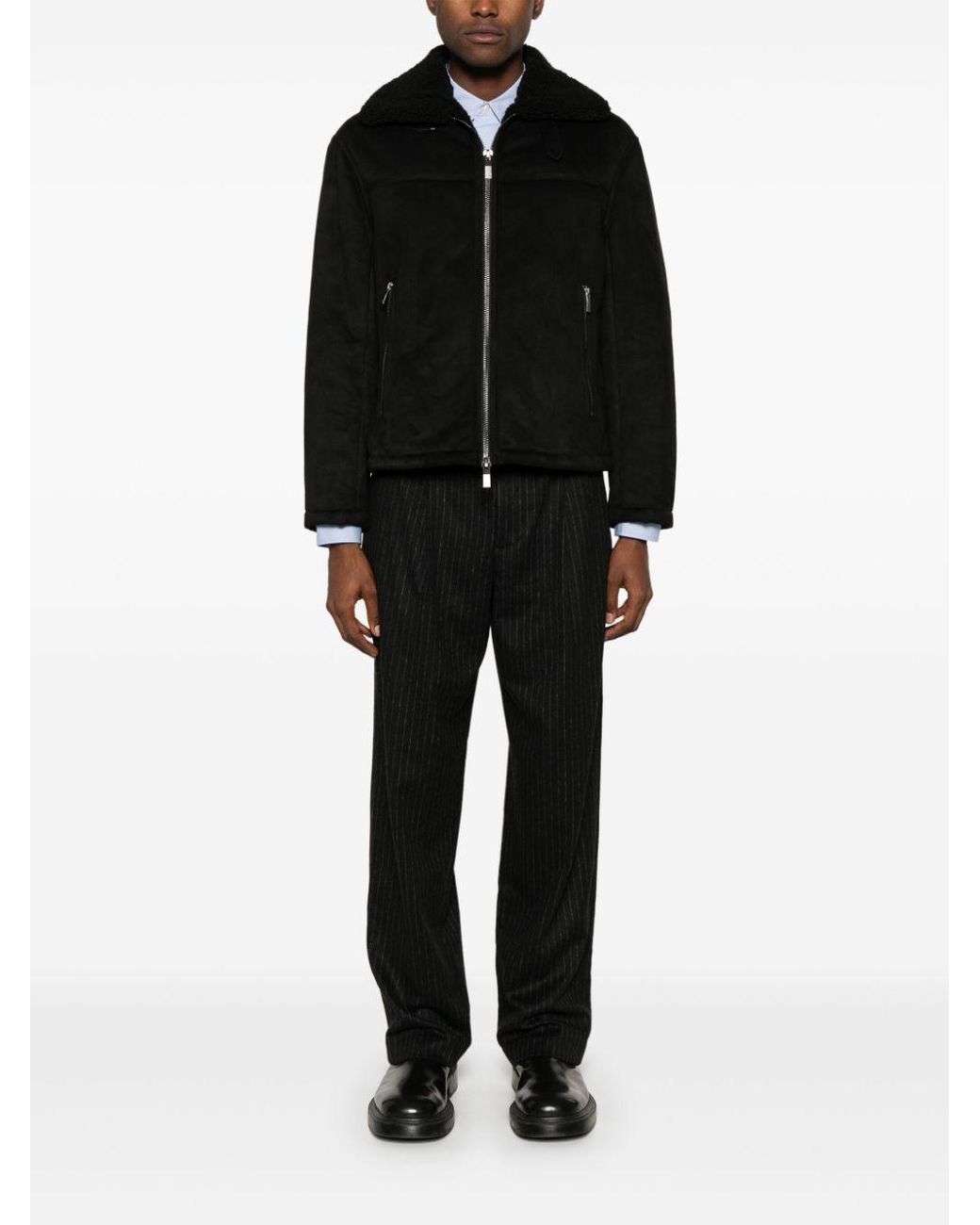 armani-exchange-black-Faux-