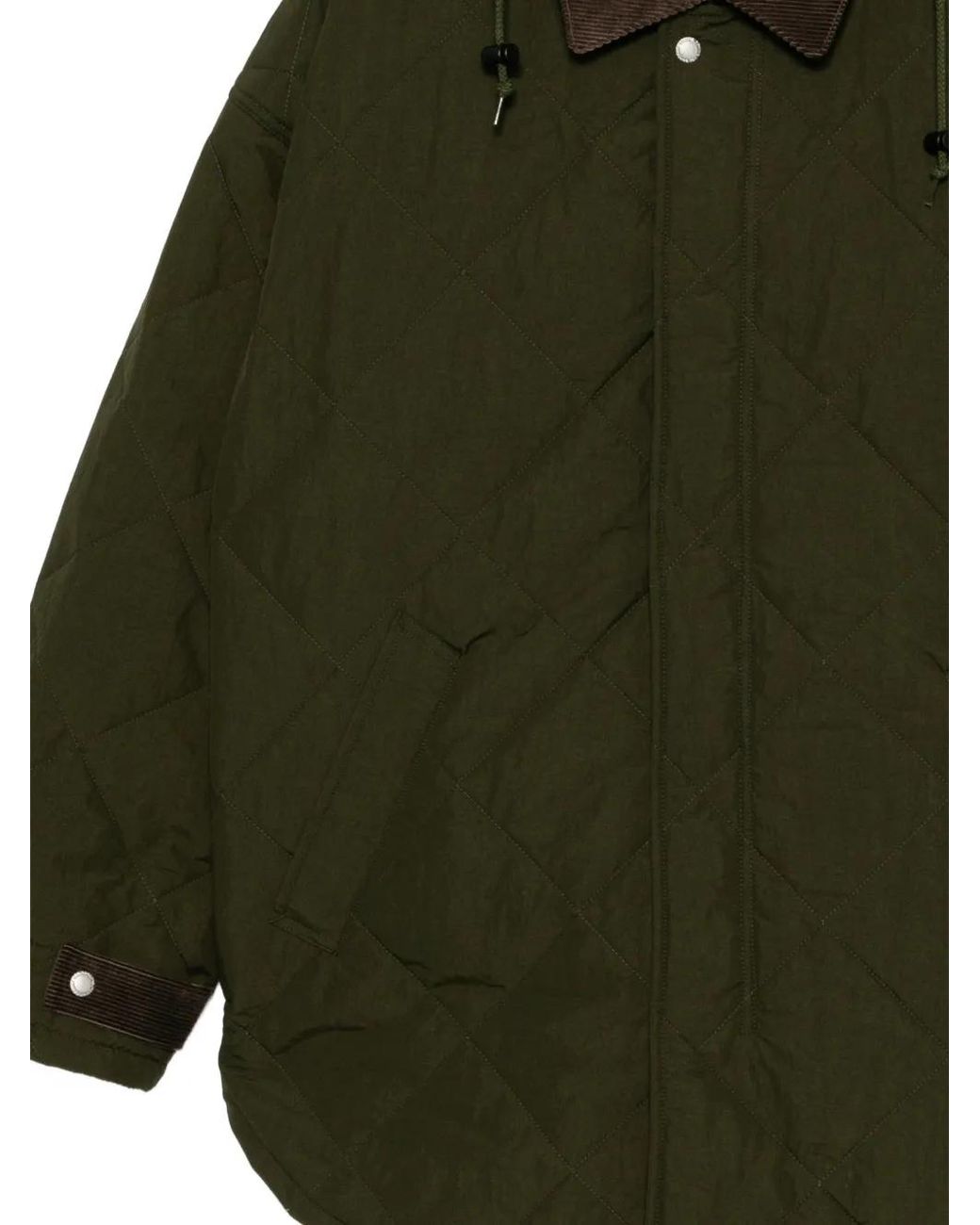 Comme des Garçons Green Quilted Jacket for men
