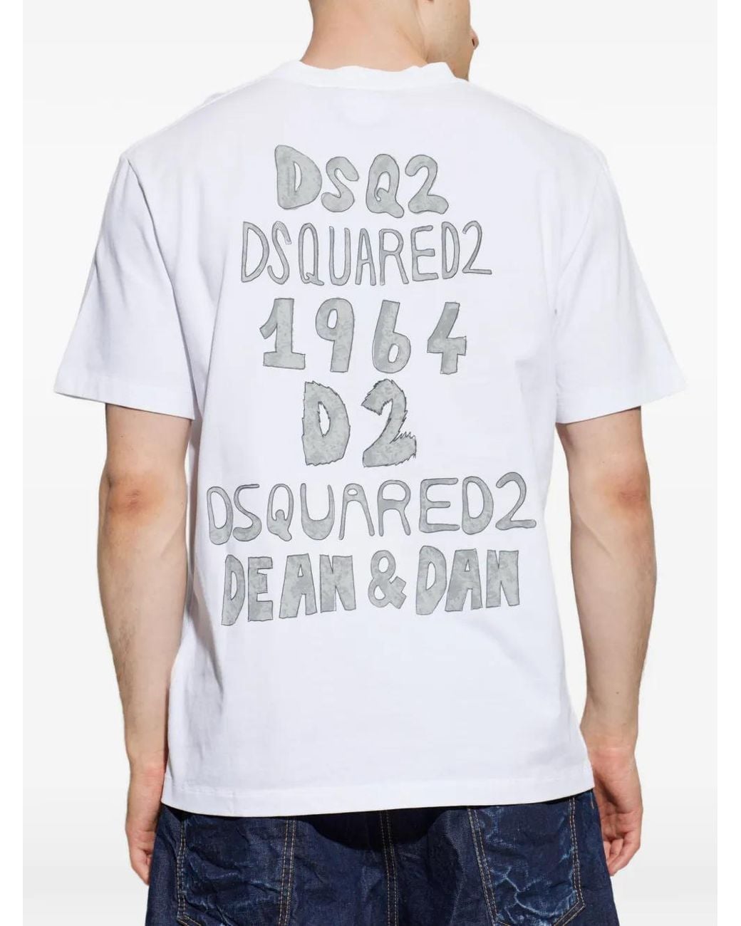 DSquared² White Regular Fit T-Shirt for men