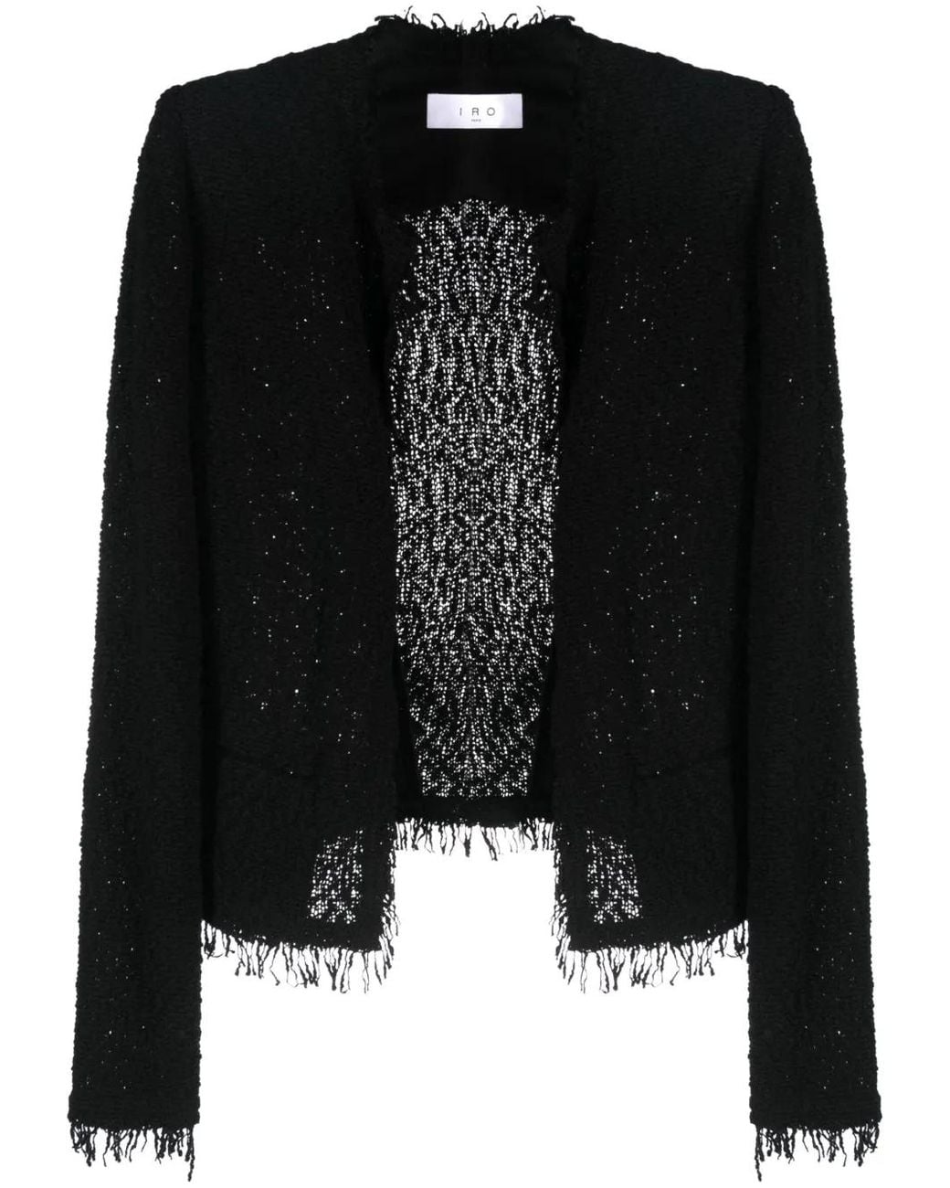 IRO Black Shavani Cotton Jacket