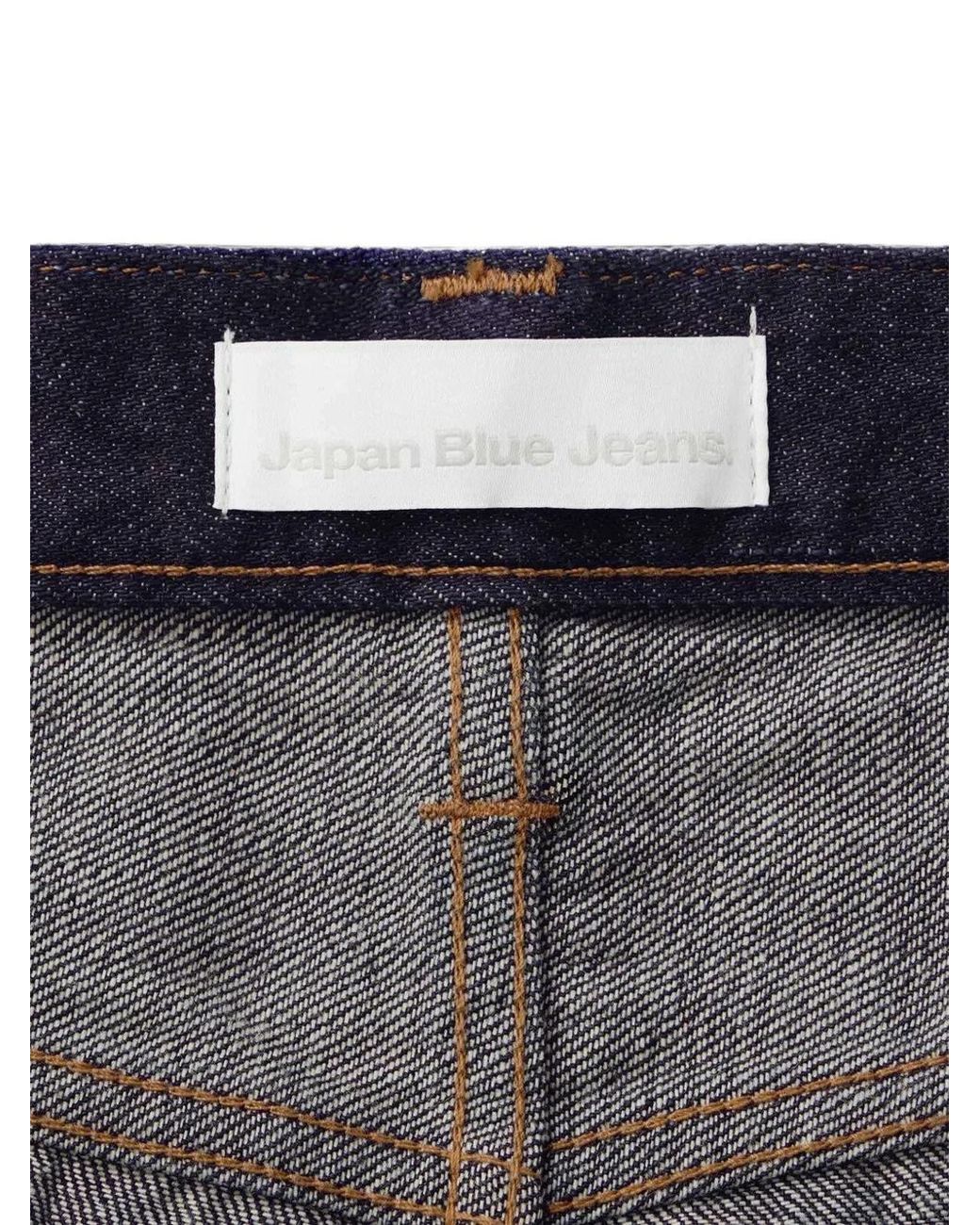 Japan Blue Jeans Blue Logo-Patch Slim-Fit Jeans for men