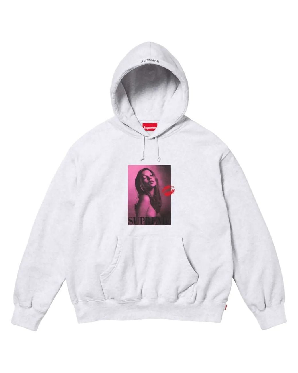Supreme White Kate Moss Hoodie for men