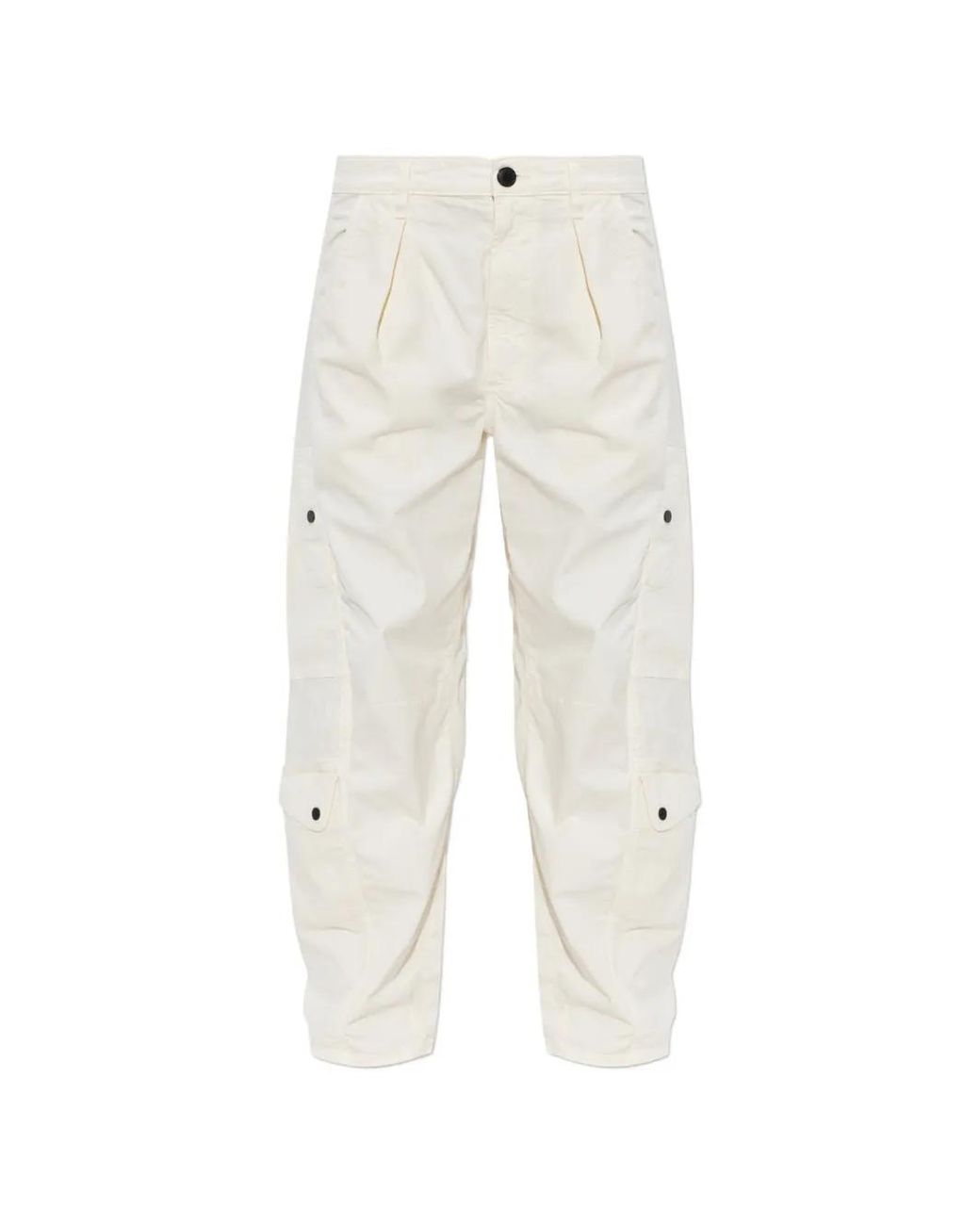 Citizens of Humanity White Flight Pleated Cargo Pants