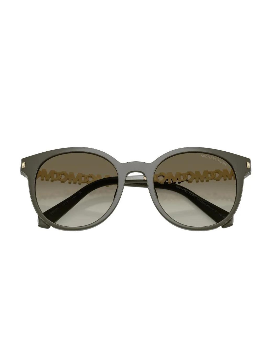 Michael Kors Gray Round-Frame Sunglasses