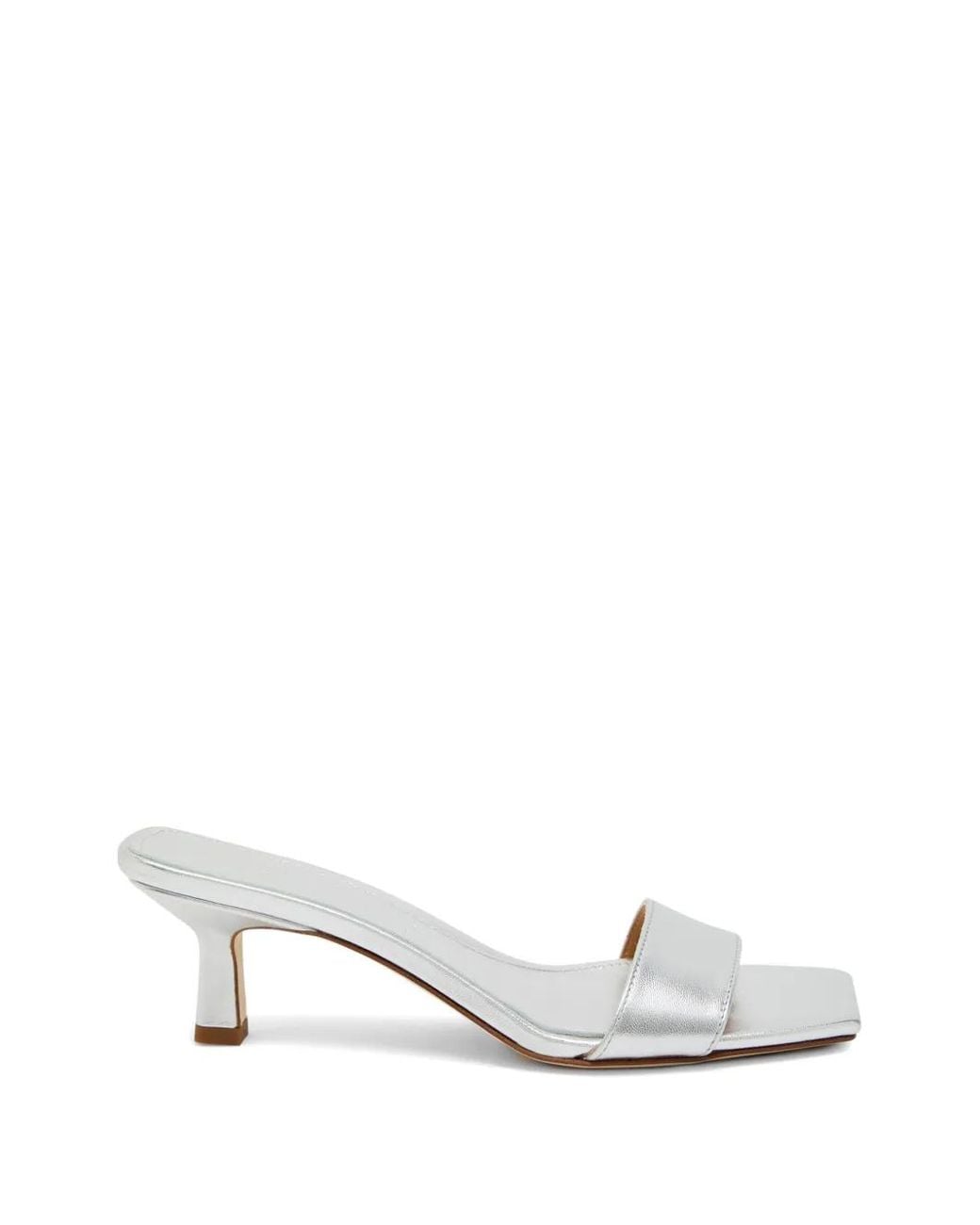 Aeyde White Gilly Strap Sandals