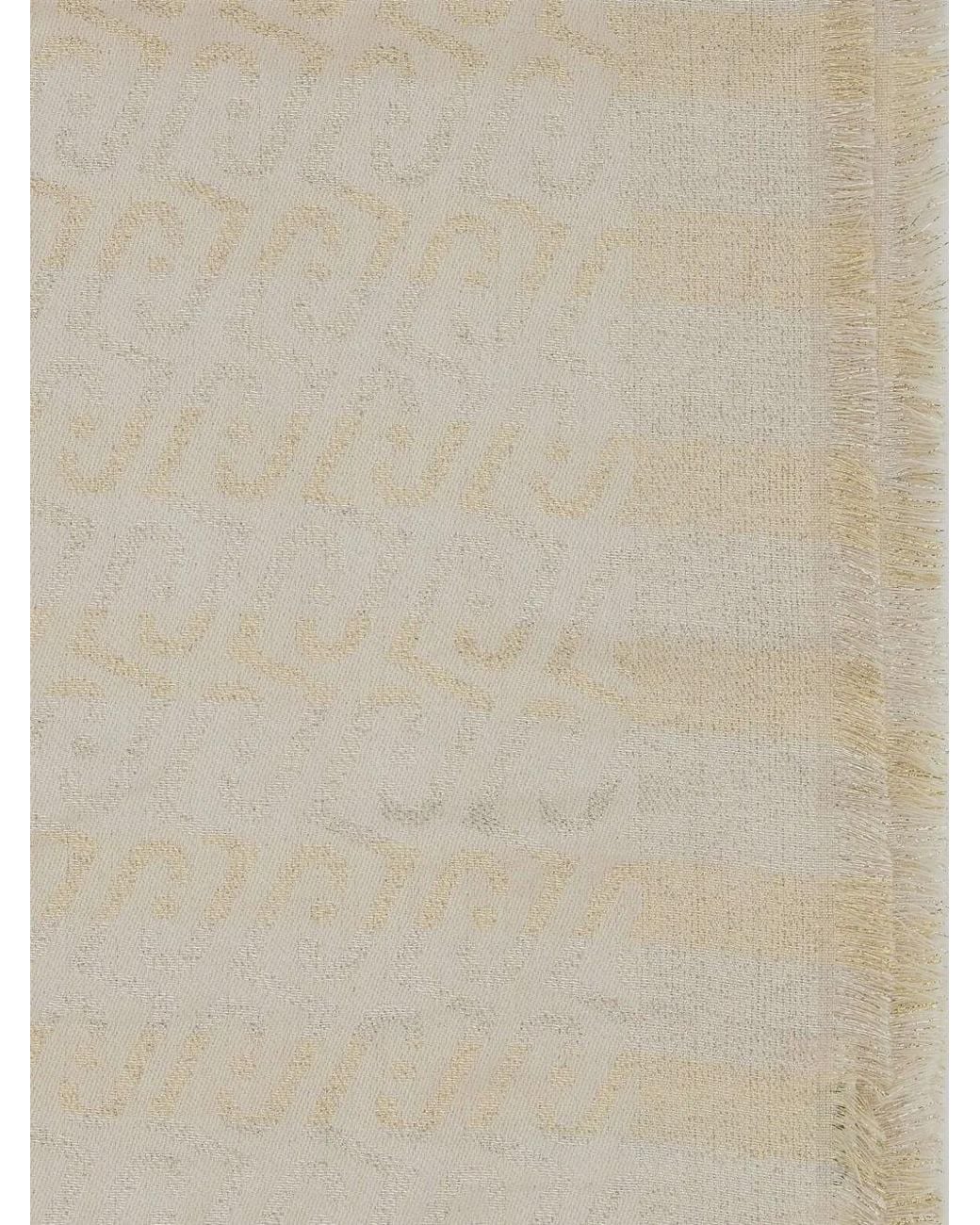 Liu Jo Natural Stole Monogram-Jacquard