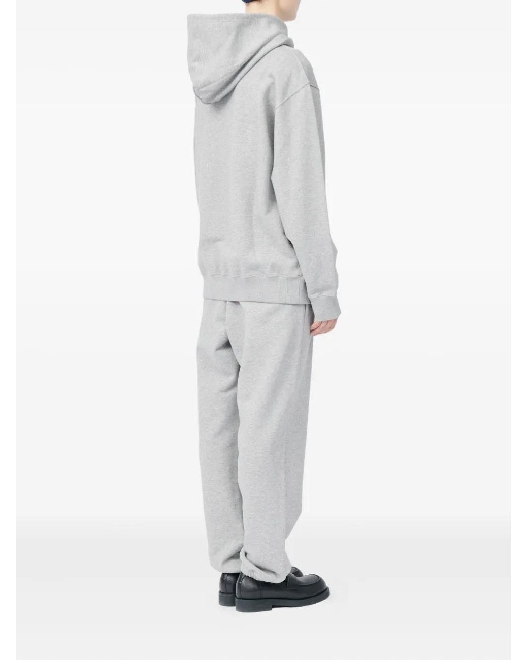MM6 by Maison Margiela Gray Patch Hooded Jacket