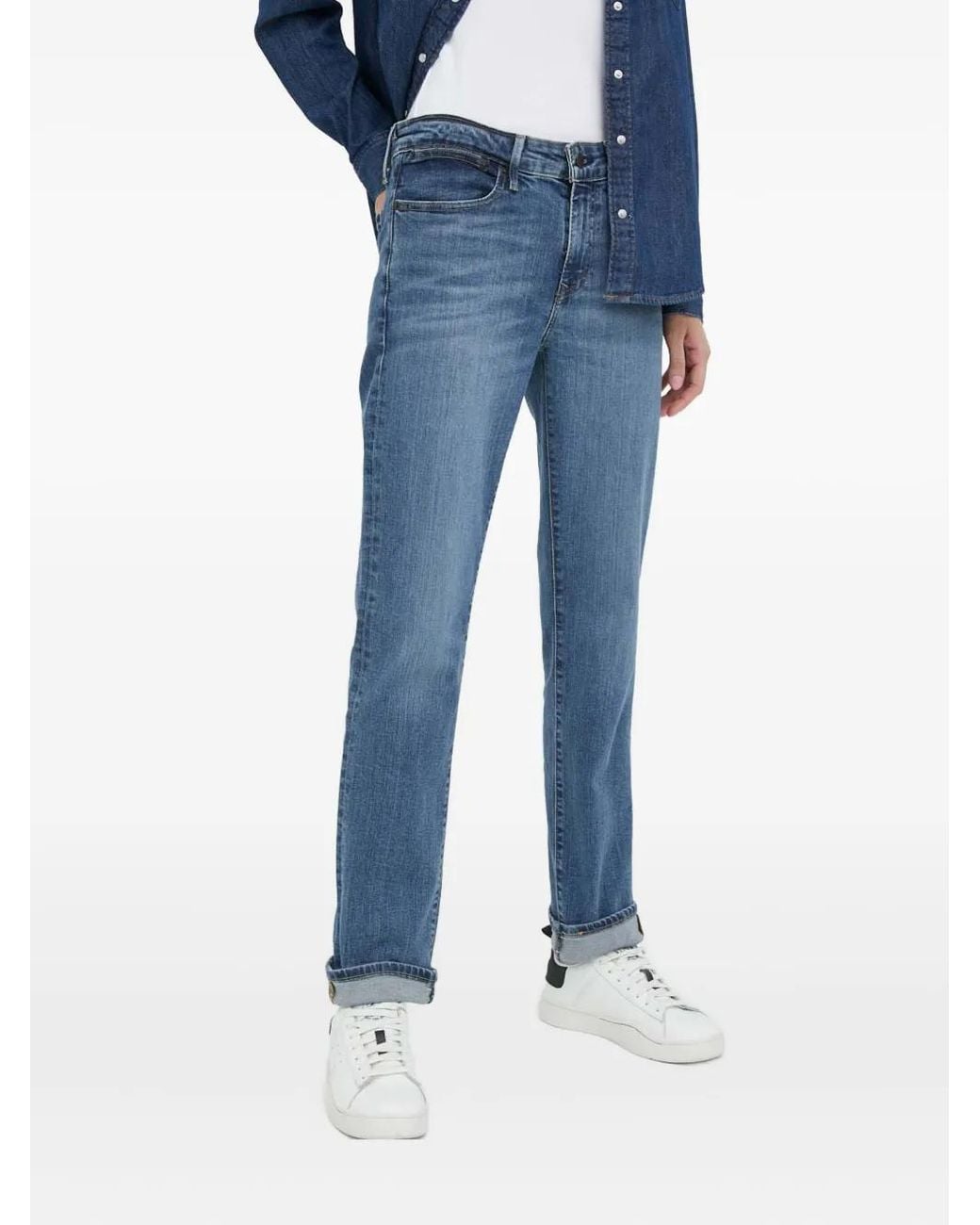 Levi's Blue 712 Five-Pocket Jeans