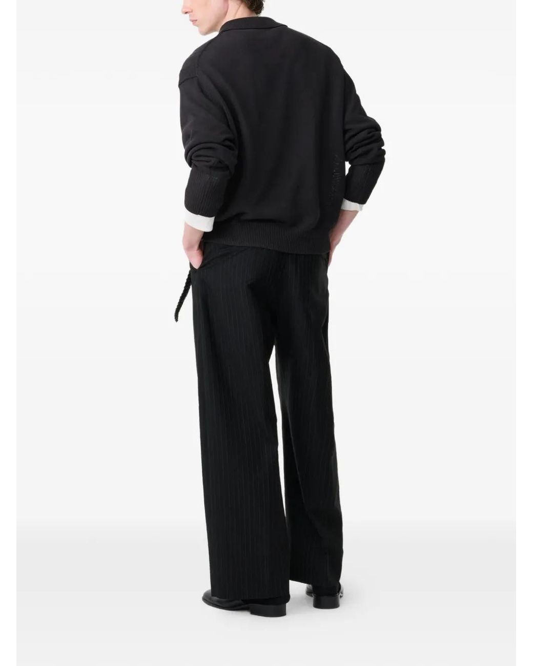 Studio Nicholson Black Pull Heddy for men