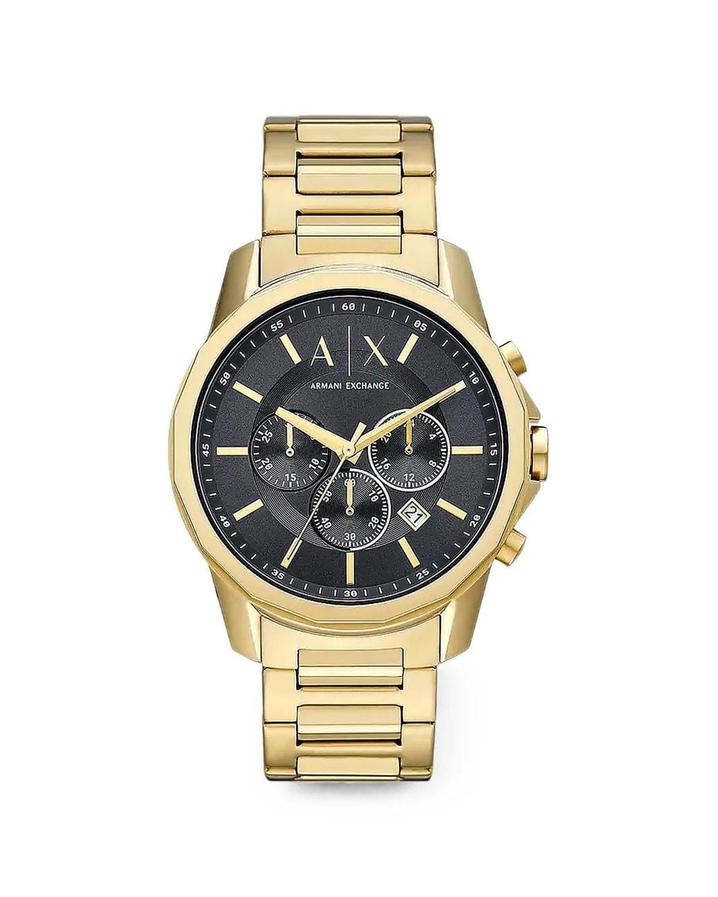 ARMANI EXCHANGE Metallic Montre En Acier Inoxydable Mm for men