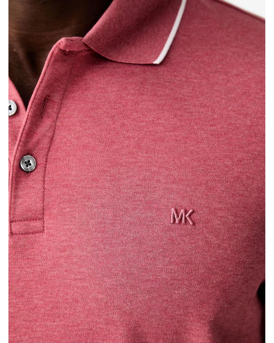 Michael Kors Pink Cotton Polo Shirt for men