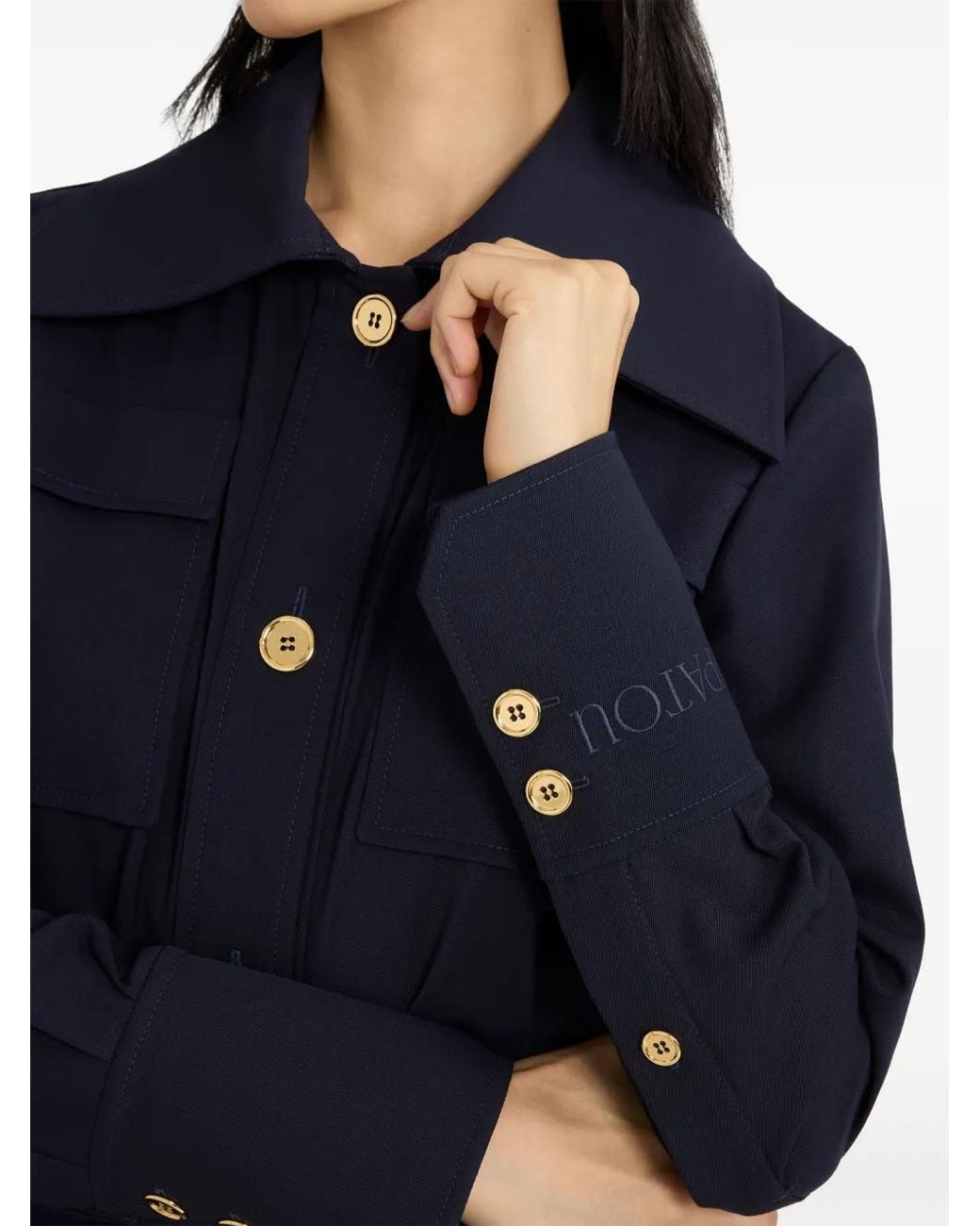 Patou Blue Safari Twill Jacket