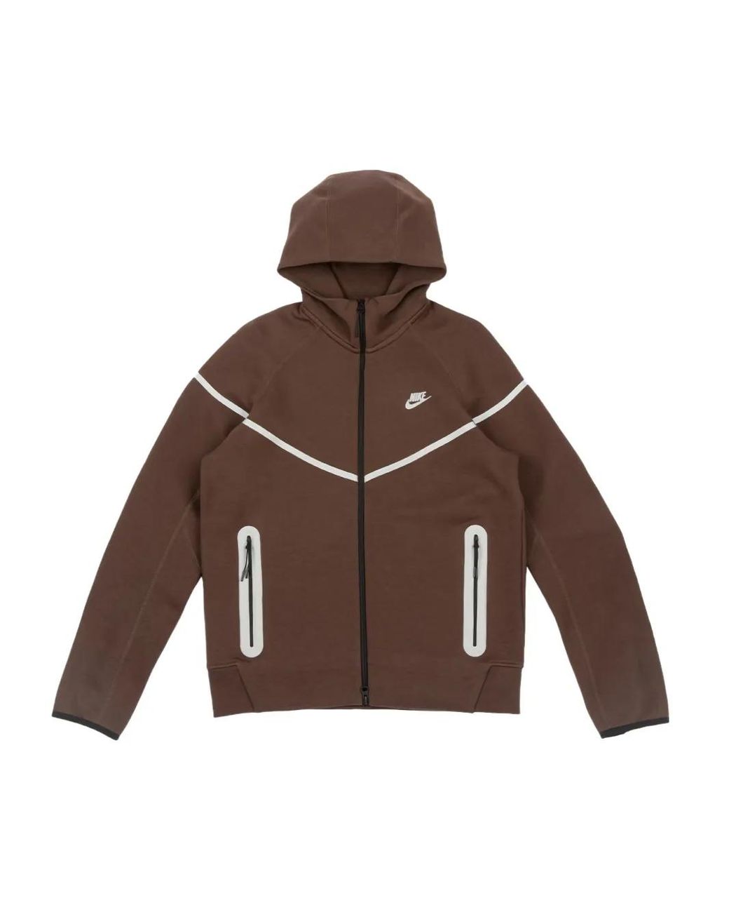Nike Brown Tech Windrunner Hoodie for men