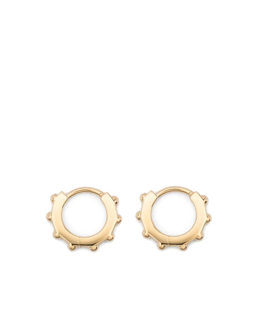 Shaun Leane Metallic Spur Mini Hoop Earrings