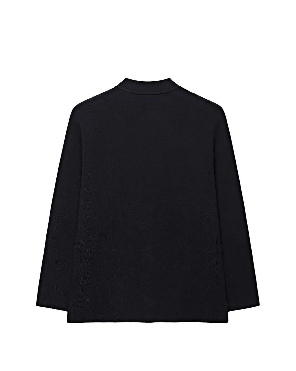 Shanghai Tang Blue Meow Meow Five-Button Jacket for men