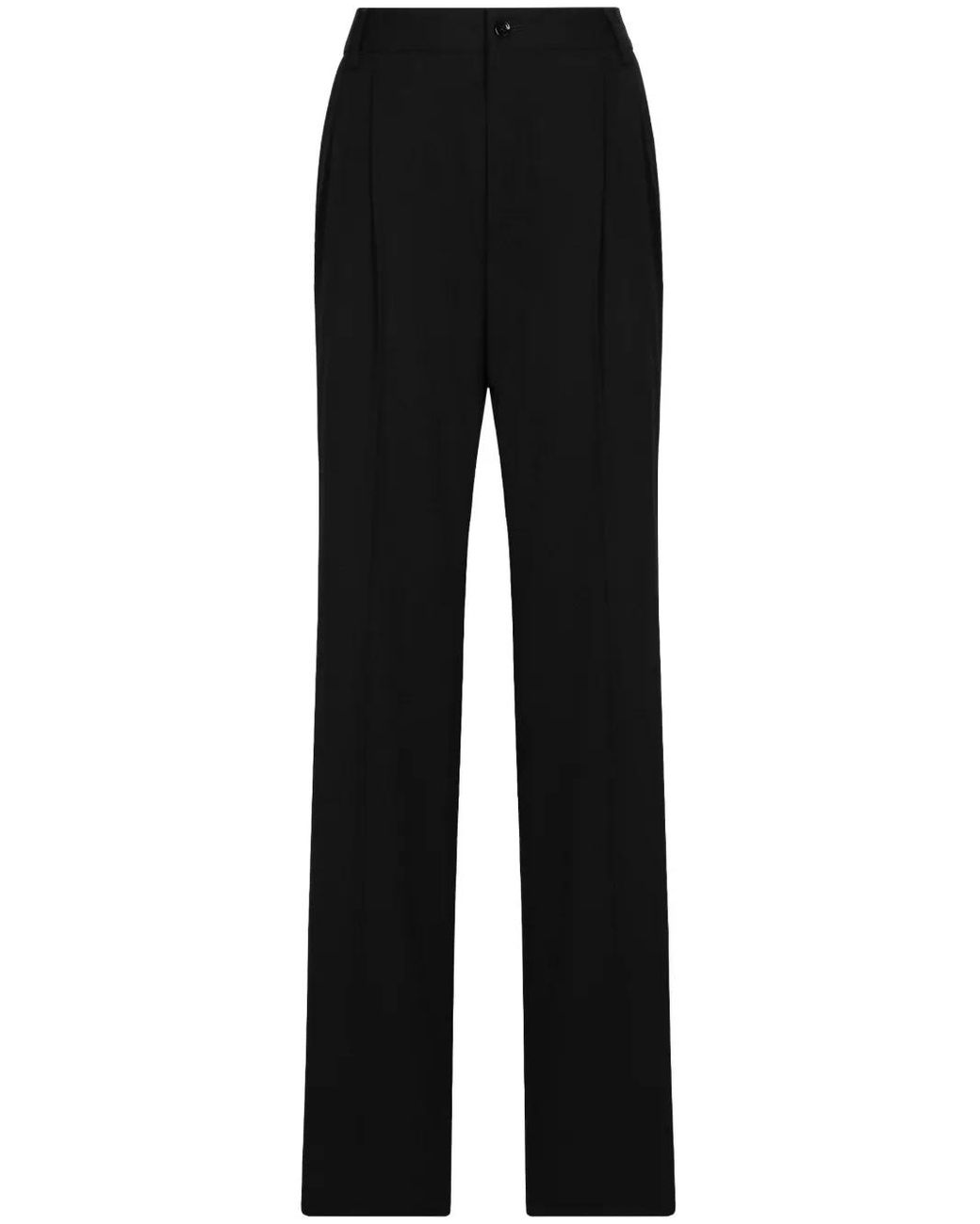 Dolce & Gabbana Black Wool Trousers