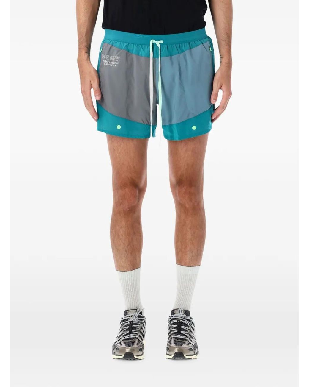 Bermudas A Paneles Con Logo Nike de hombre de color Blue