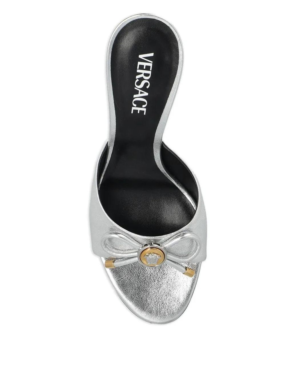 Versace White Opera Sandals