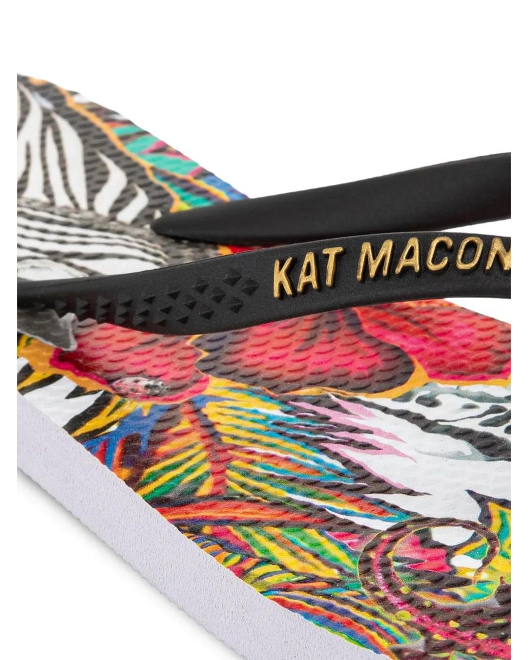 Kat Maconie Black Sola Flip-Flops
