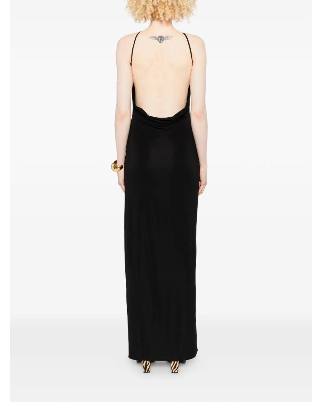 Cult Gaia Black Vaela Gown