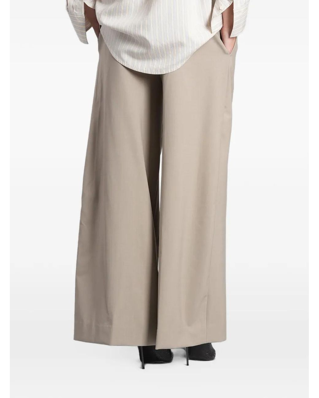 Pantalon E-Deva Ample Thelatest en coloris Natural