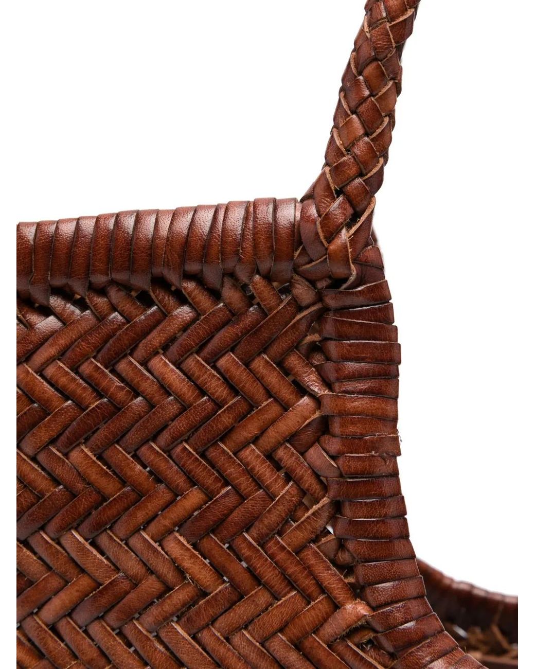 Borsa Tote Ns Diagonal Triple Jump di Dragon Diffusion in Brown